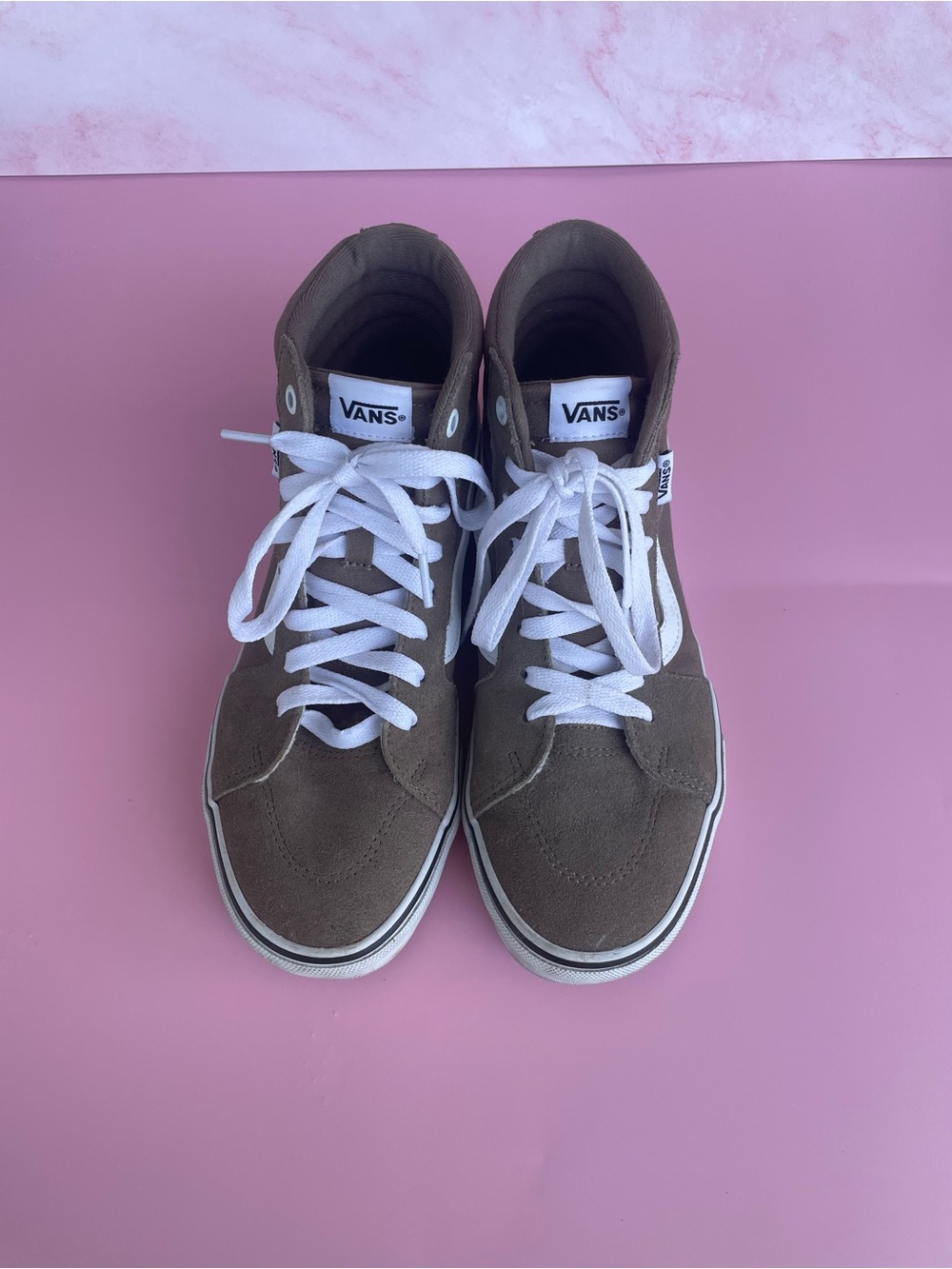 Women’s High-Top Sneakers Tan Beige size 8.5